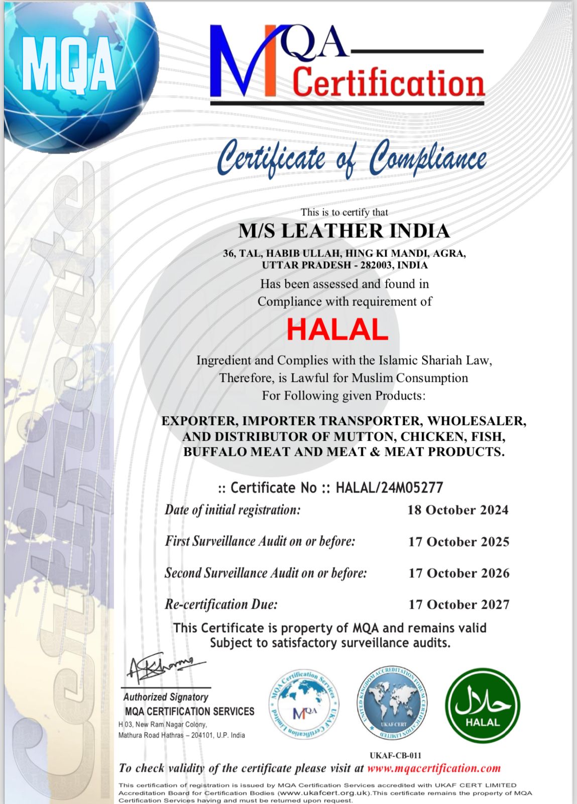 Certificate 1